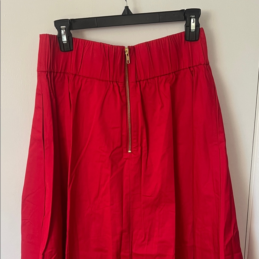 Vibrant Red Maxi Skirt - Picture 9 of 11